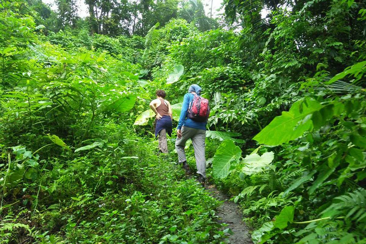 Trekking im Ba Be Nationalpark durch den Dschungel rund um den Ba Be See