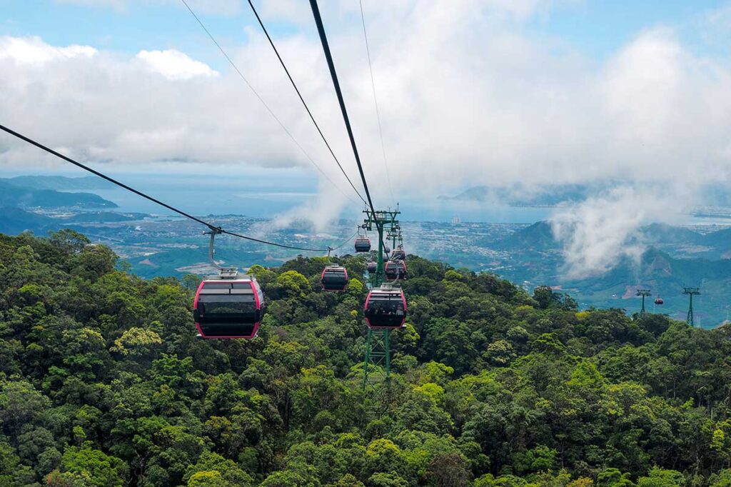 Die Seilbahn von Ba Na Hills