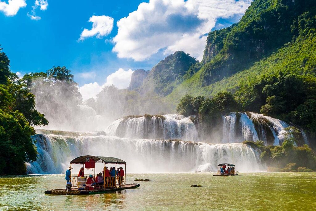 Ban Gioc Wasserfall in Vietnam