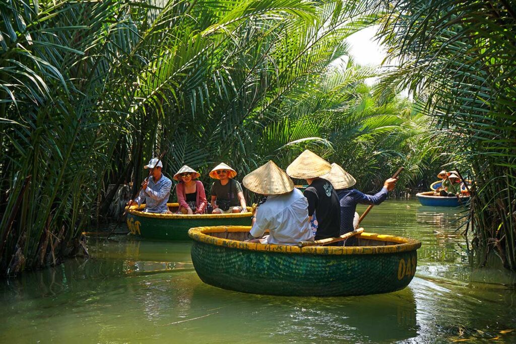 korbboottour in Hoi An