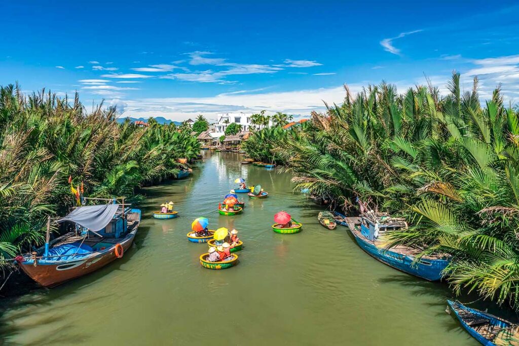 Korbboottour in Hoi An