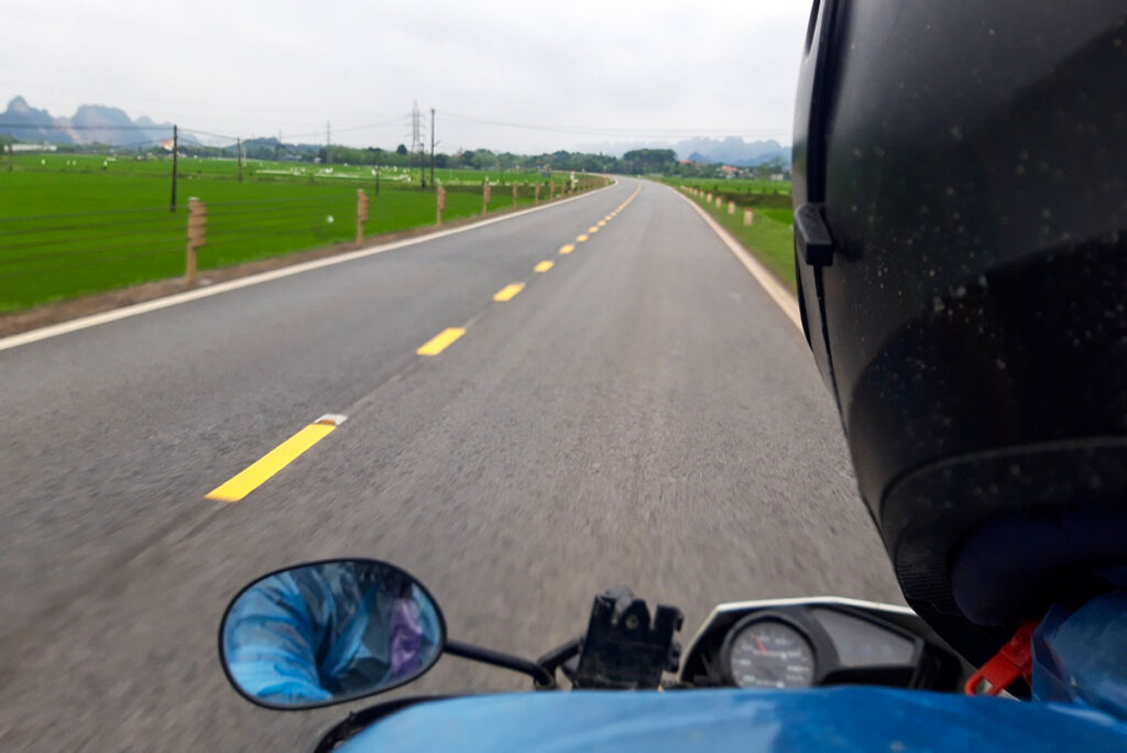 Motorradfahren in Vietnam