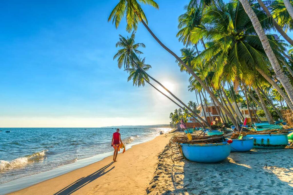 Strand von Mui Ne in Vietnam