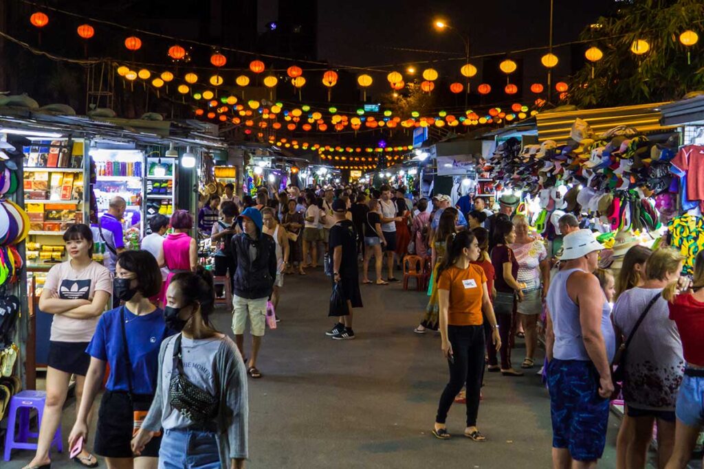 Nha Trang nachtmarkt