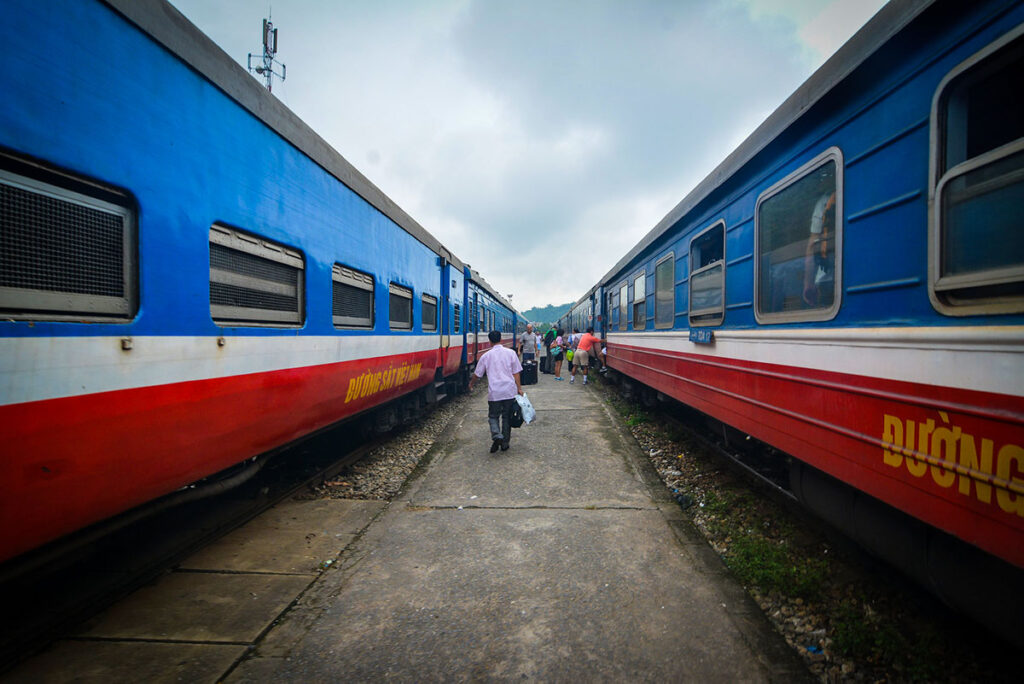 Reisen mit dem Zug in Vietnam