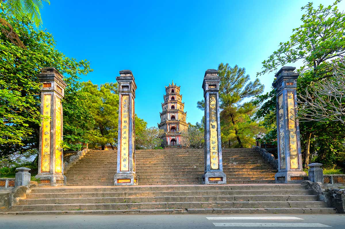 Tam Quan Tor Thien My Pagode