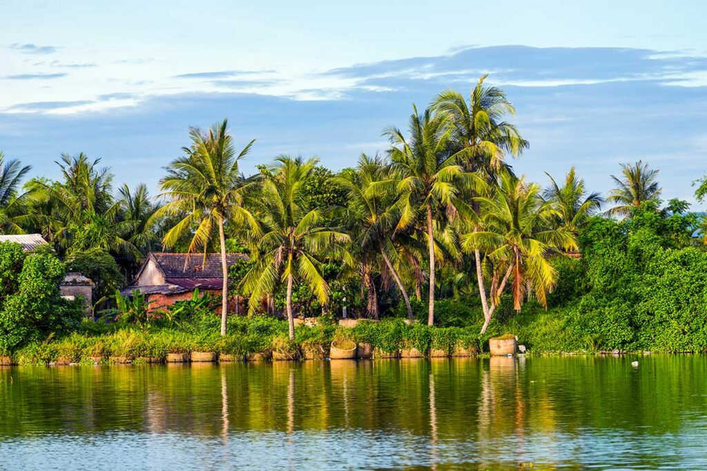 Thu Bon Fluss in Hoi An