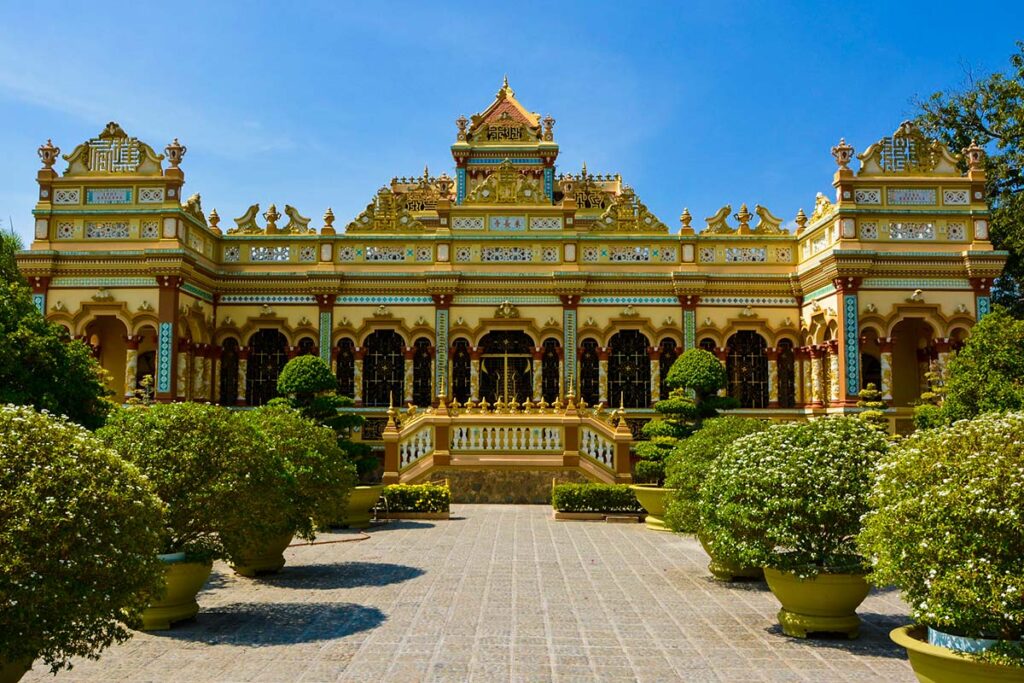 Vinh-Trang-Tempel im Mekong-Delta