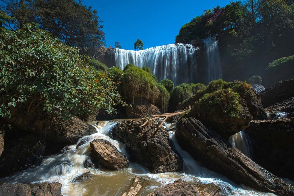 Der Elefanten-Wasserfall in Dalat, Vietnam