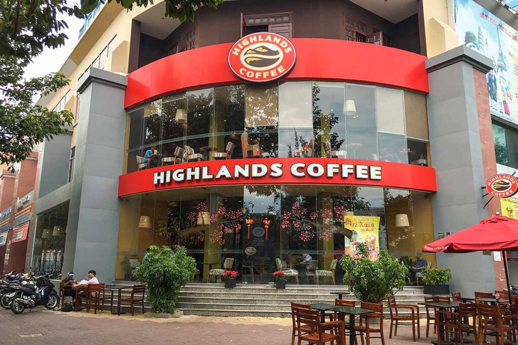 Highlands Coffee in Vietnam