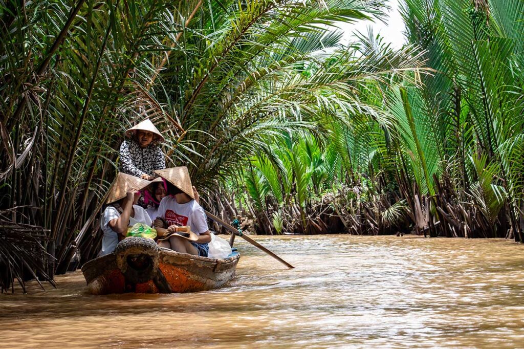 Bootstour im Mekong-Delta