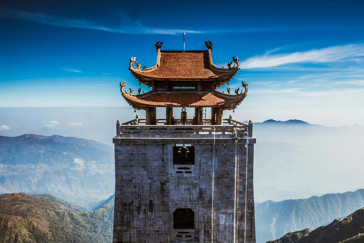 Bich Van Thien Tu-Tempel auf dem Fansipan-Berg