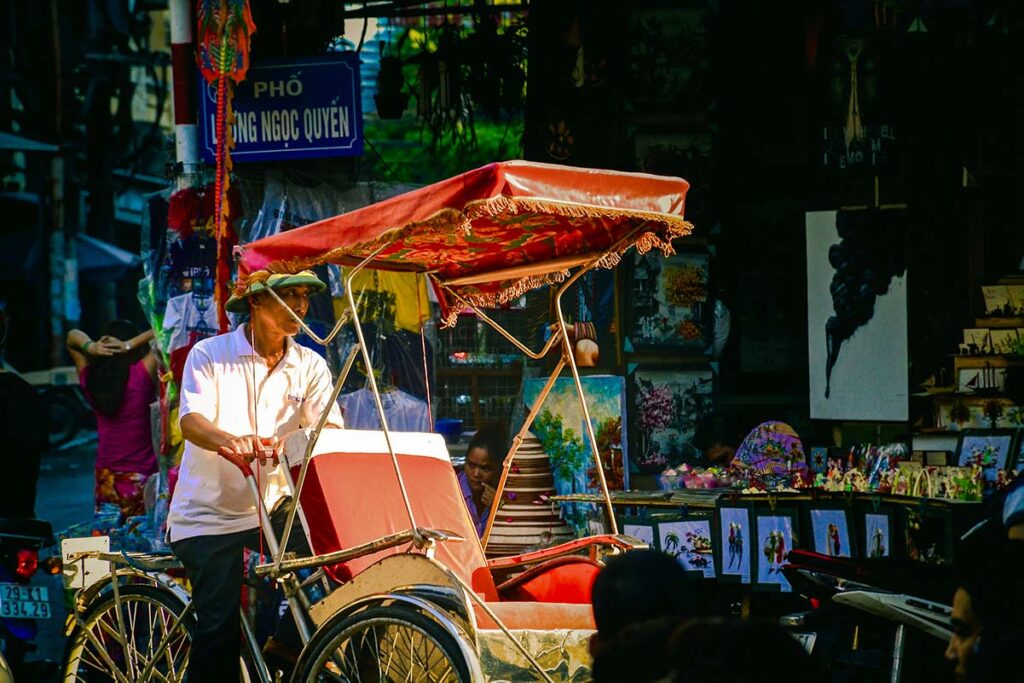 Cyclo in Hanoi