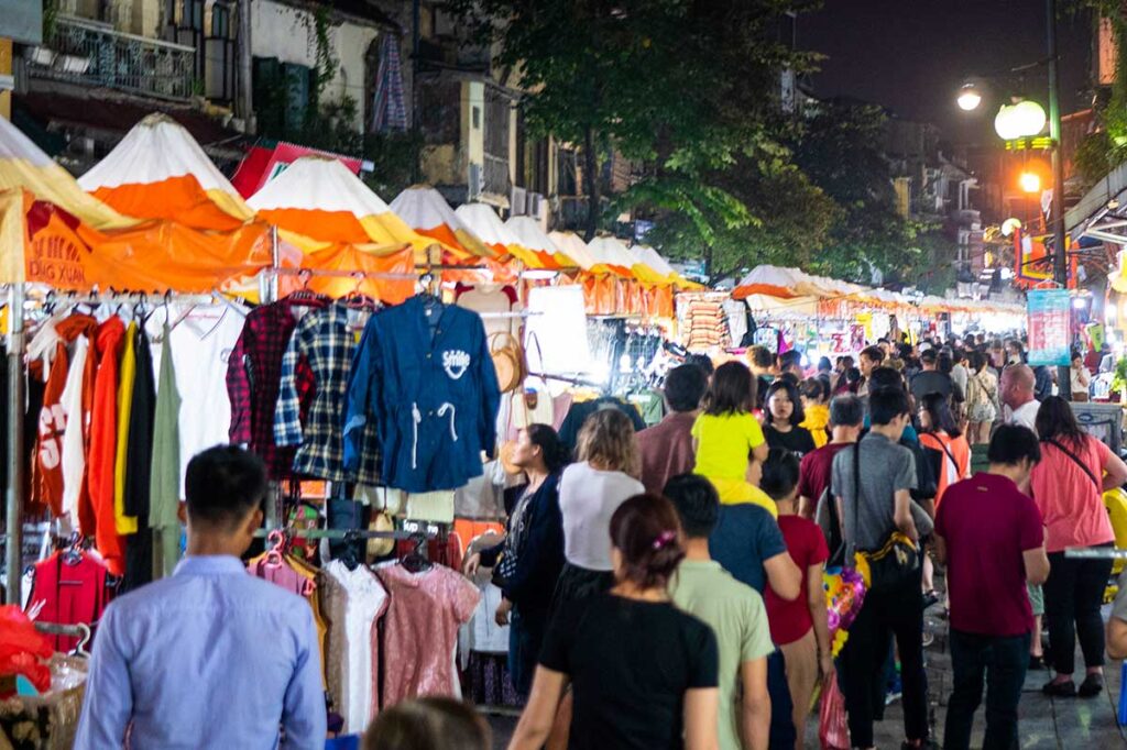 Hanoi-Nachtmarkt