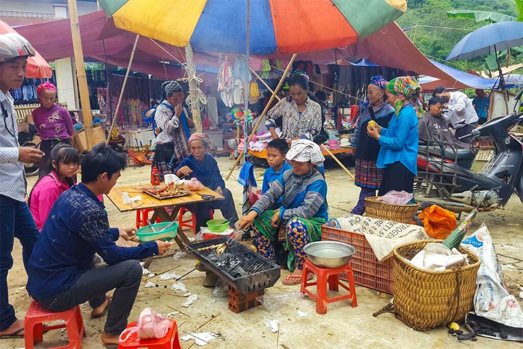 Lung Khau Nhin Markt