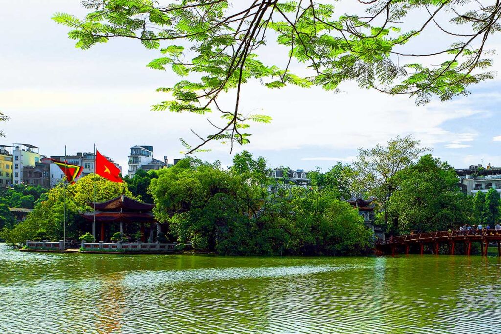 Ngoc-Son-Tempel am Hoan-Kiem-See