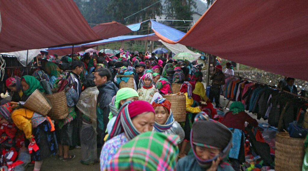 Sa Phin Markt in Ha Giang