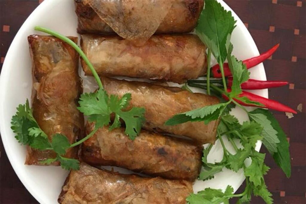 frittierte vietnamesische Frühlingsrollen