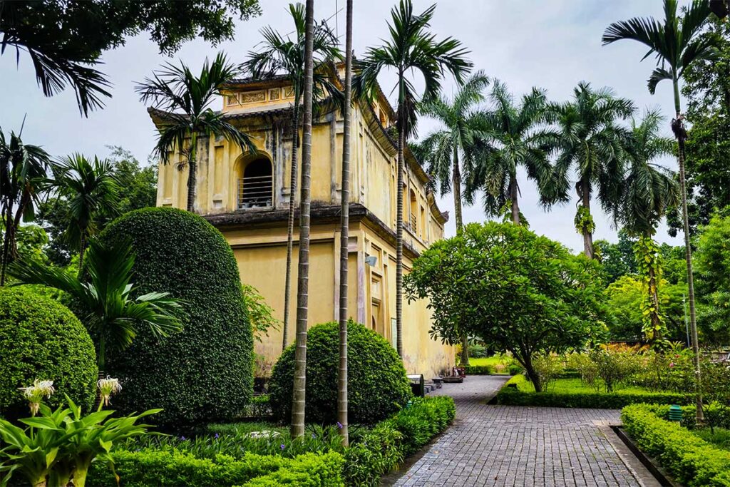 Hau Lau in der kaiserlichen Zitadelle von Thang Long in Hanoi