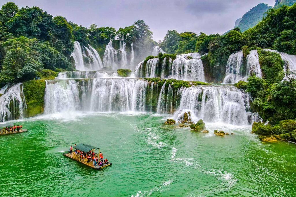Ban Gioc Wasserfall in Cao Bang