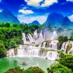 Ban Gioc Wasserfall in Cao Bang Vietnam