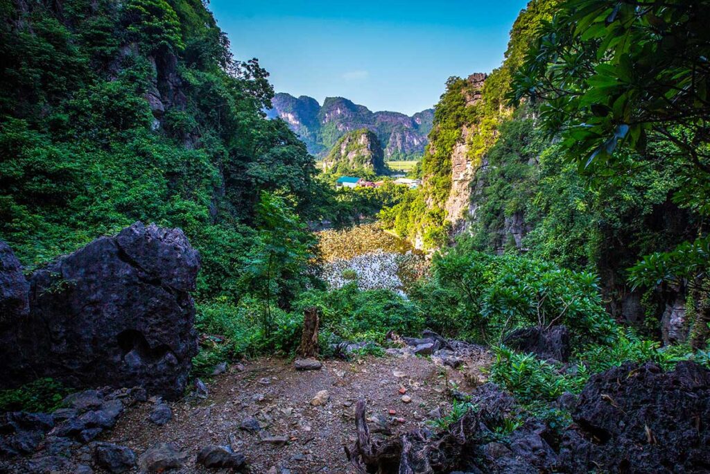 Blick von der Bich-Dong-Pagode