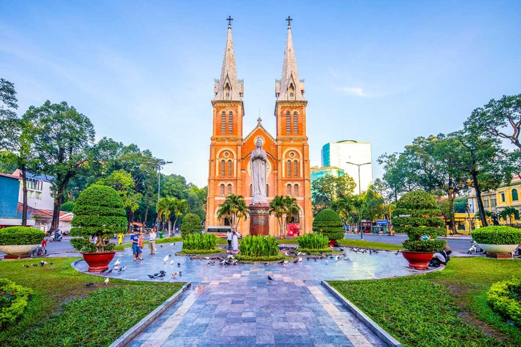 Notre Dame Kathedrale in Saigon