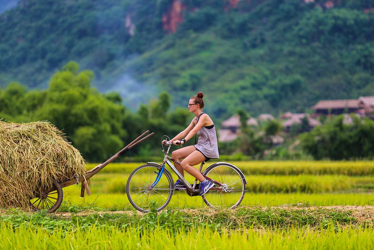 Radfahren in Mai Chau