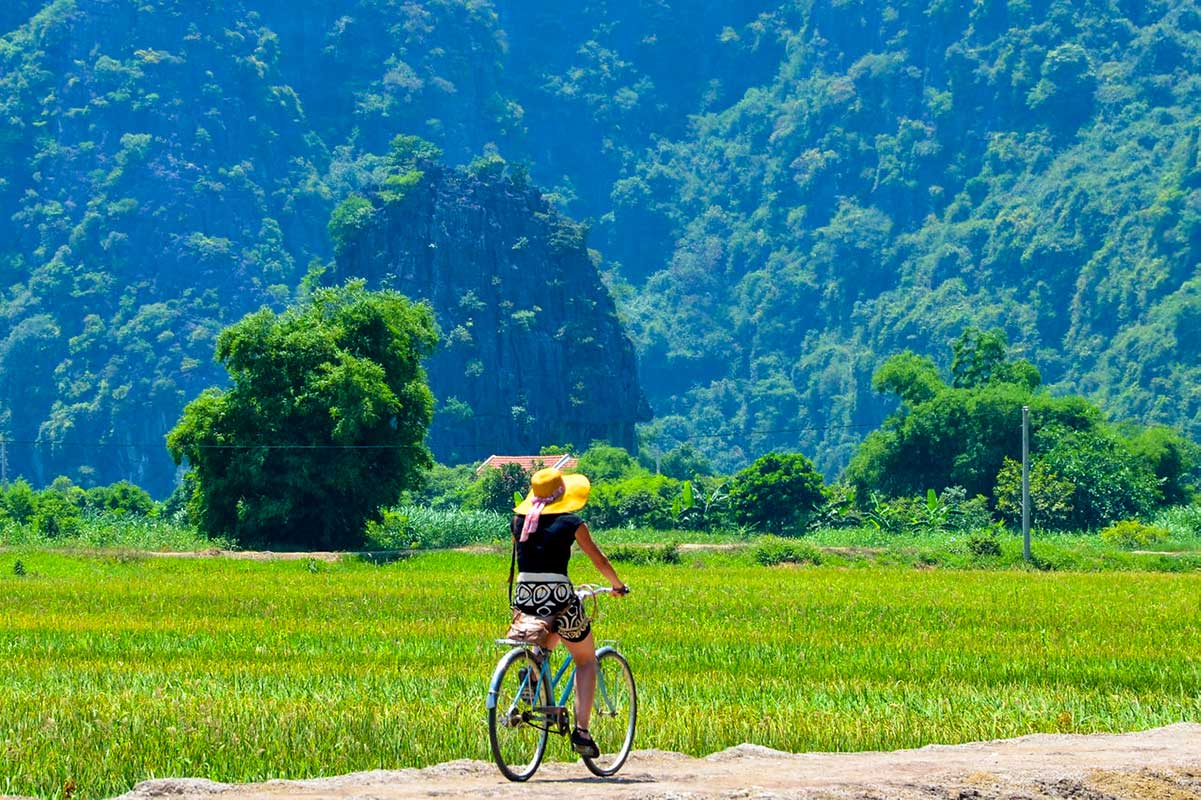 radfahren in Ninh Binh