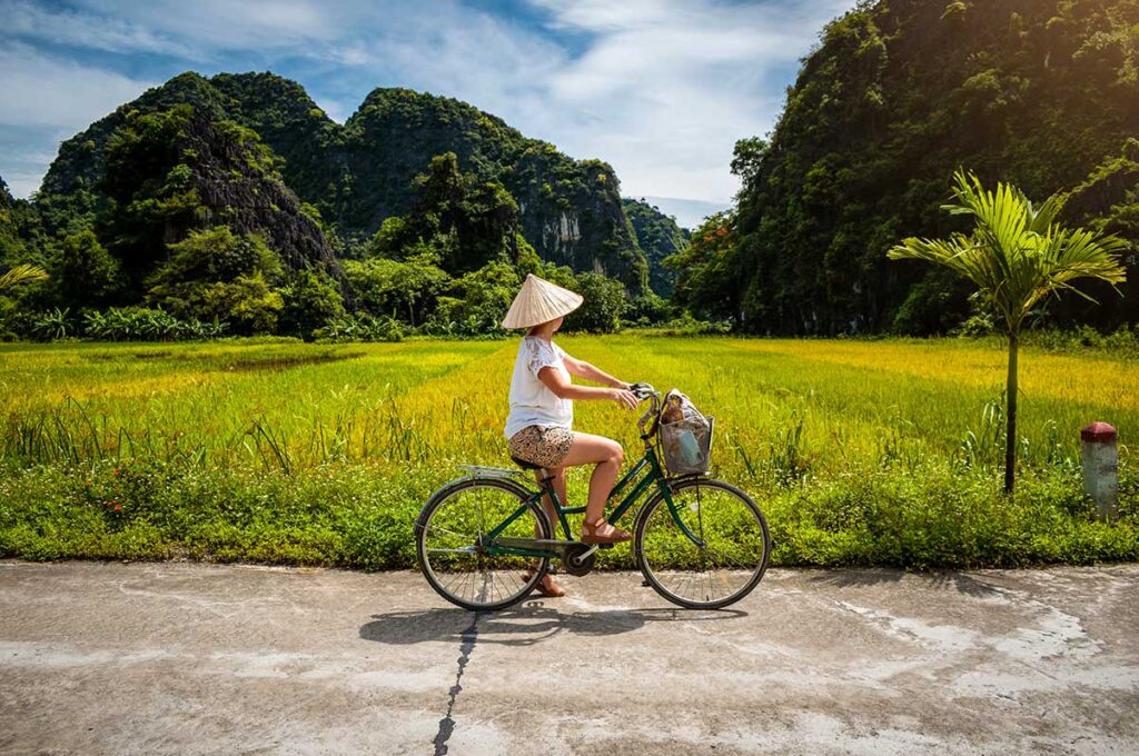 Radfahren in Ninh Binh