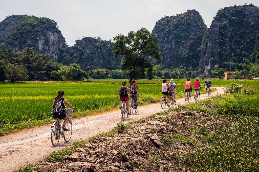 Radfahren in Ninh Binh