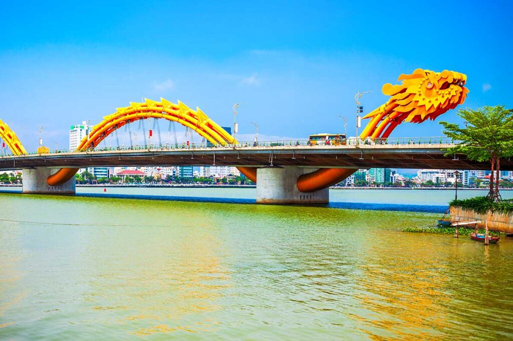 Drachenbrücke In Da Nang