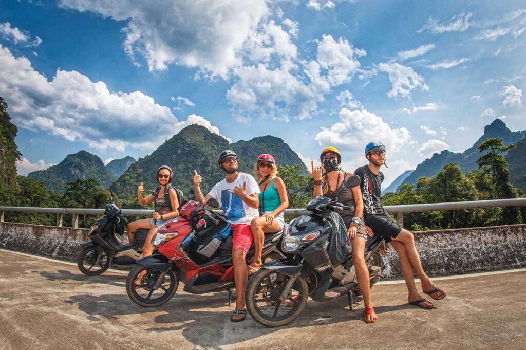 Motorrad- und Rollerfahren in Phong Nha