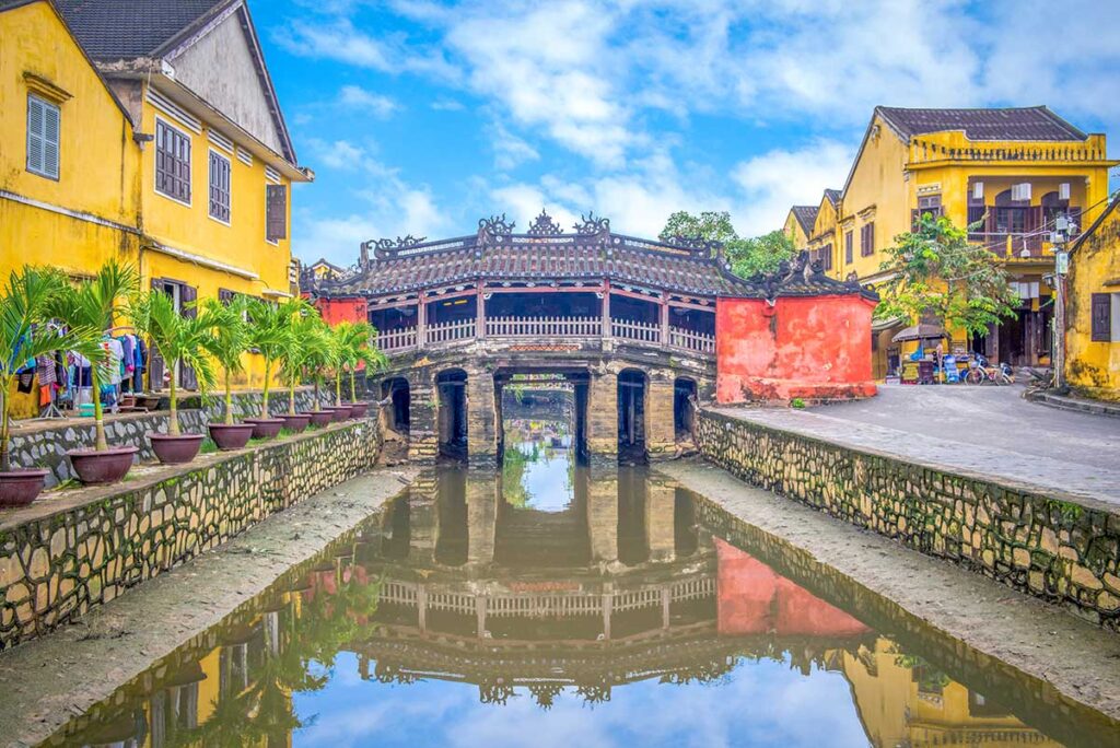 Japanische Brücke in Hoi An